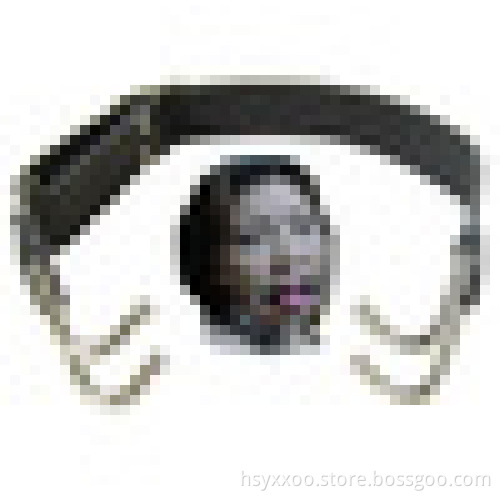 Leather Open Mouth Gag Oral Fixation Mouth Plug Stuffed Head Bondage Restraints Sex Toys For Couple Adult Games